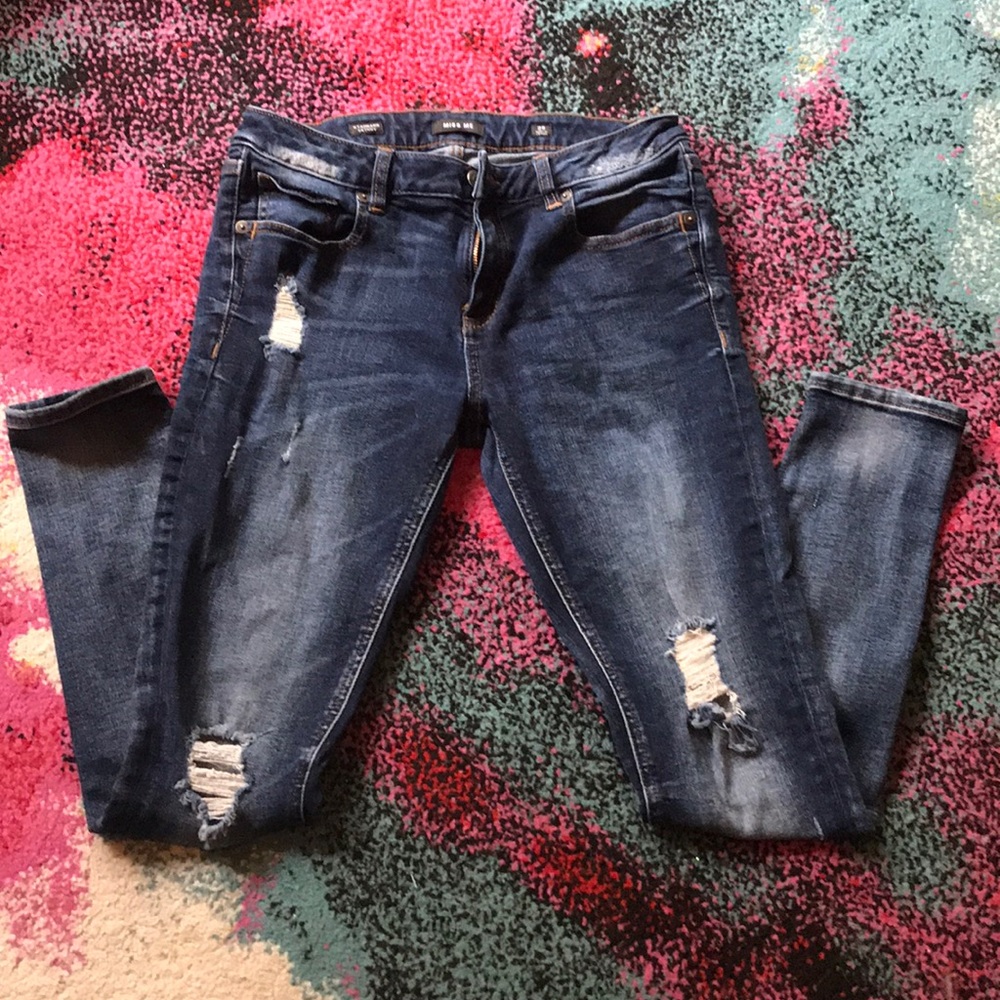 Miss Me destroyed skinny jeans - sz 28
